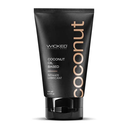 coconut oil based intimate  lubricant front