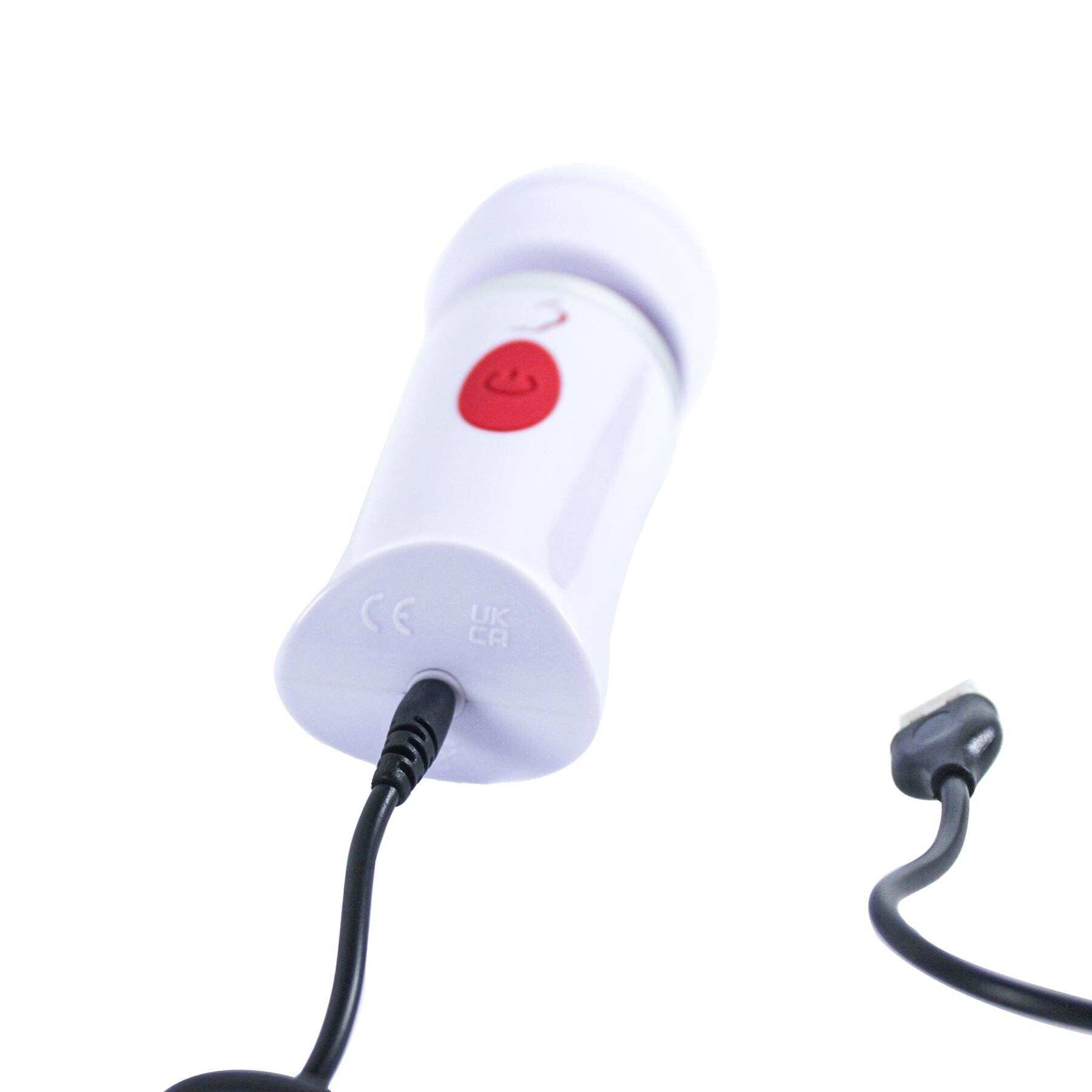 A&E Mini Magic Massager - Showing Where Charging Cable is Placed