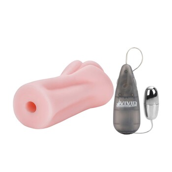 VIVID RAW COCK TEASE STROKER with vibrator