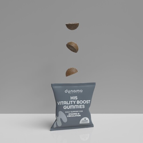 His Vitality Boost Gummies 2 Serving Foil front