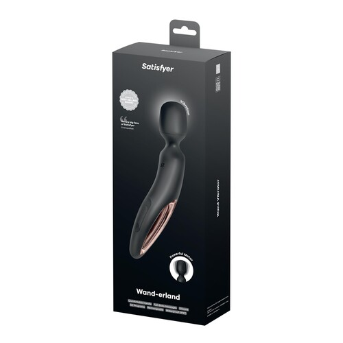 Satisfyer Wand-Erland Massager color black package