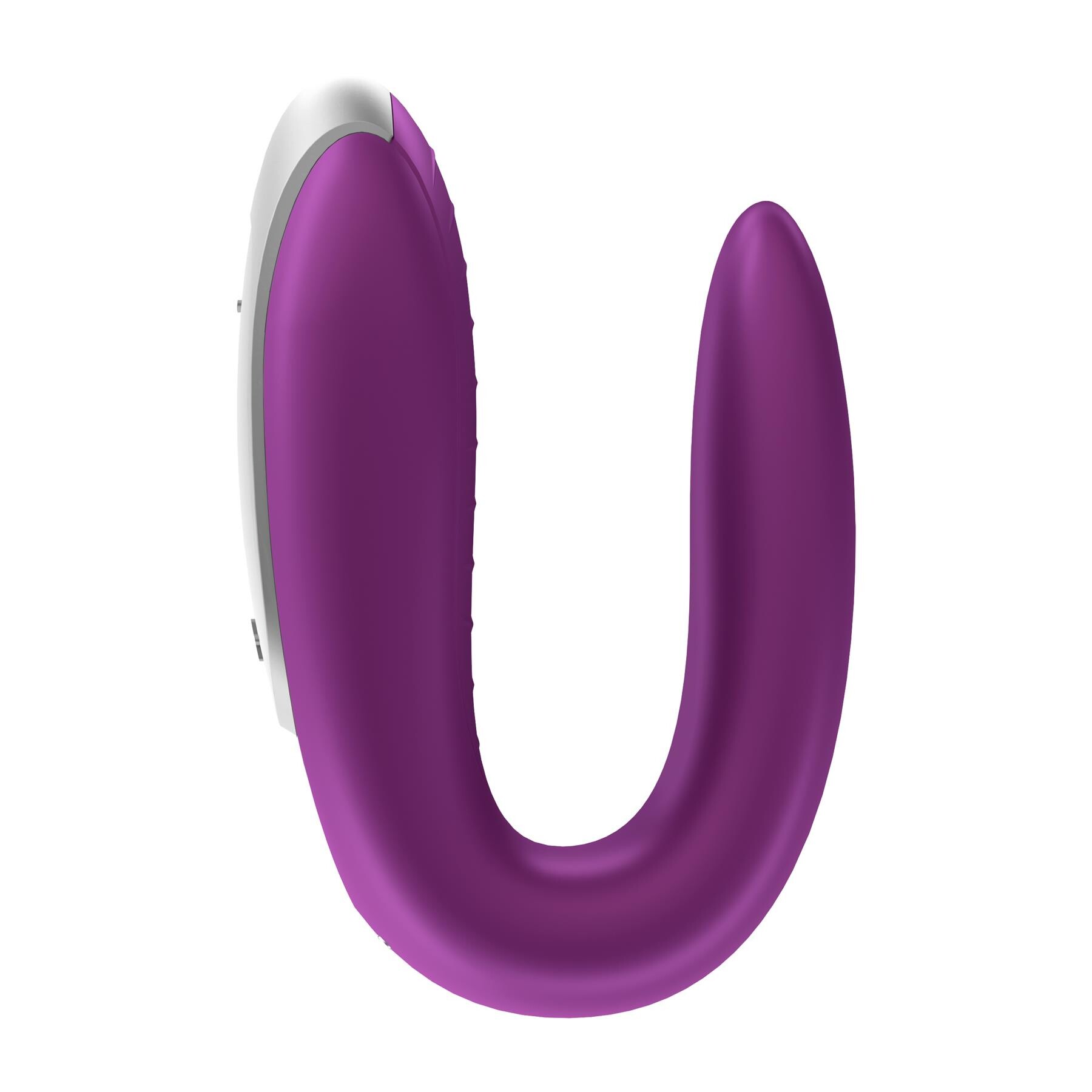 Satisfyer Double Fun Couples Massager - side - purple