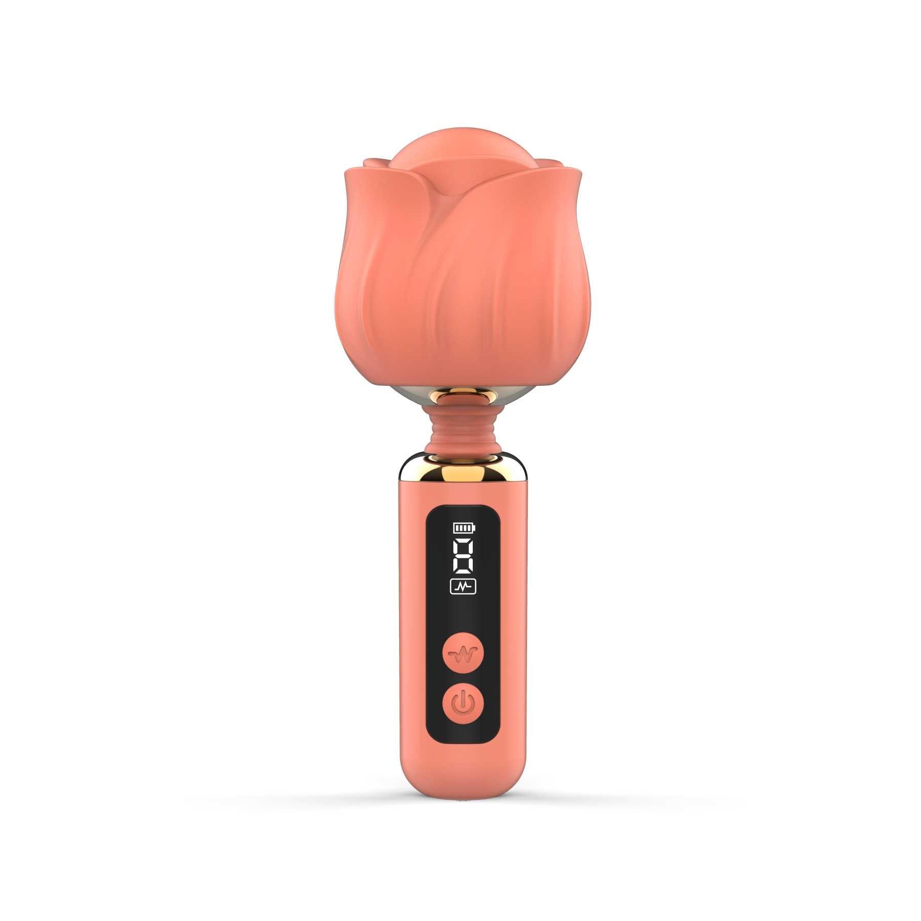 Adam & Eve Rizzy Rose Digital Mini Wand - Coral