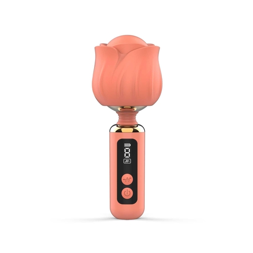 Adam & Eve Rizzy Rose Digital Mini Wand - Coral