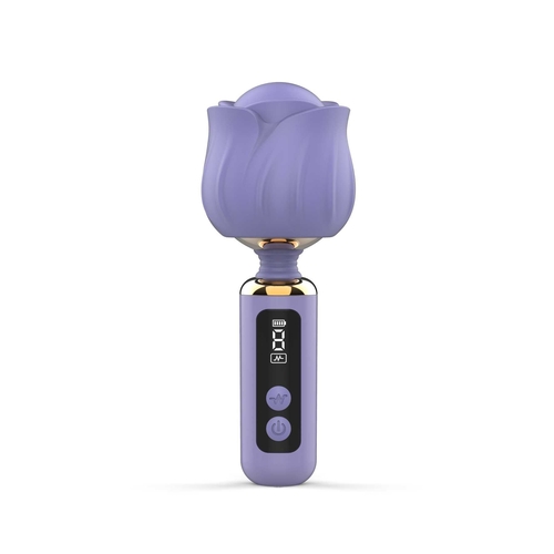 Adam & Eve Rizzy Rose Digital Mini Wand - Lilac