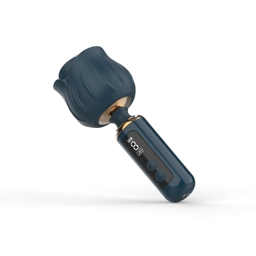 Adam & Eve The Royal Rose Digital Mini Wand - Product Shot - Sapphire