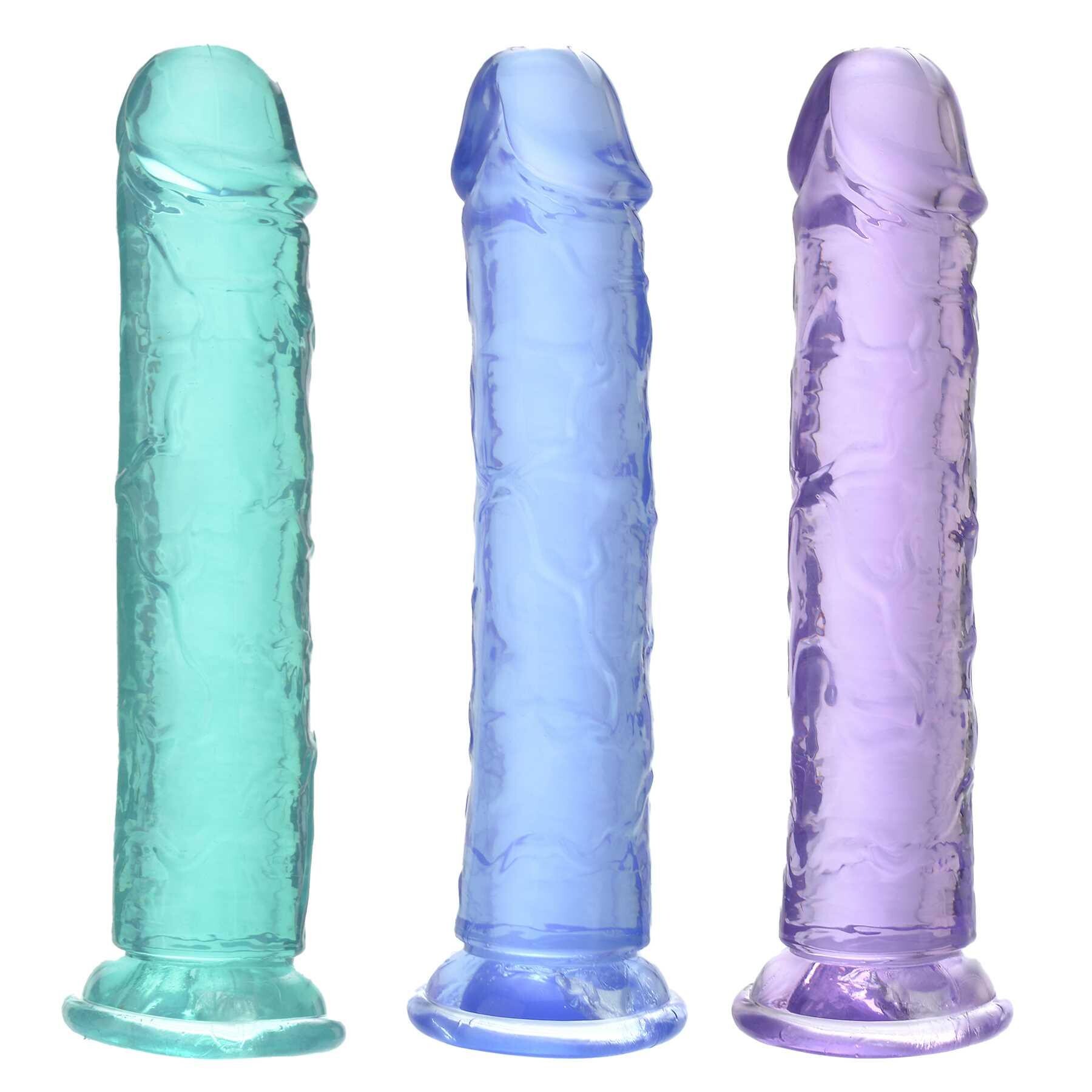 Crystal Gem Dildos- Amethyst, Emerald, Sapphire
