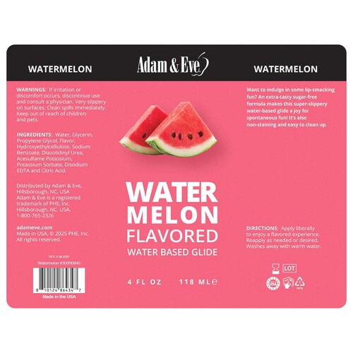 Watermelon Label