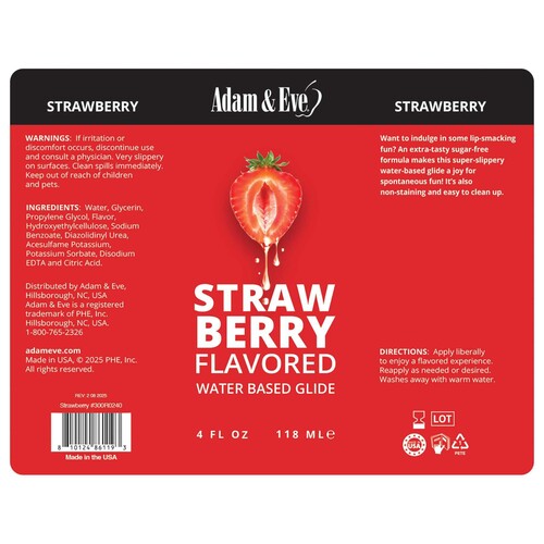 Strawberry label