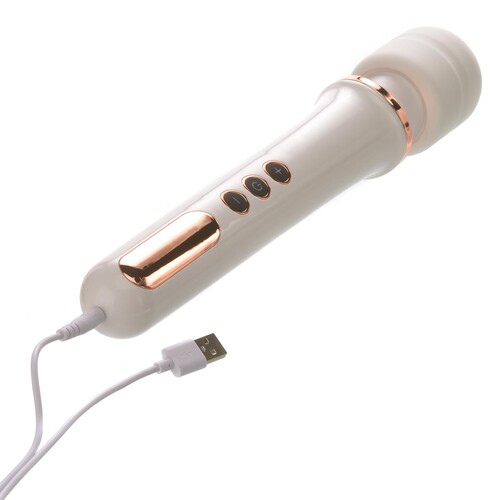 Adam & Eve Magic Massager Rechargeable Rose Gold charger