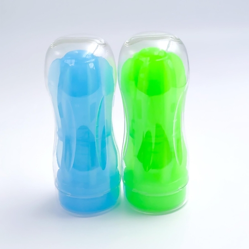 The Rave Glow-In-The-Dark Stroker - Product Shot - Blue and Green