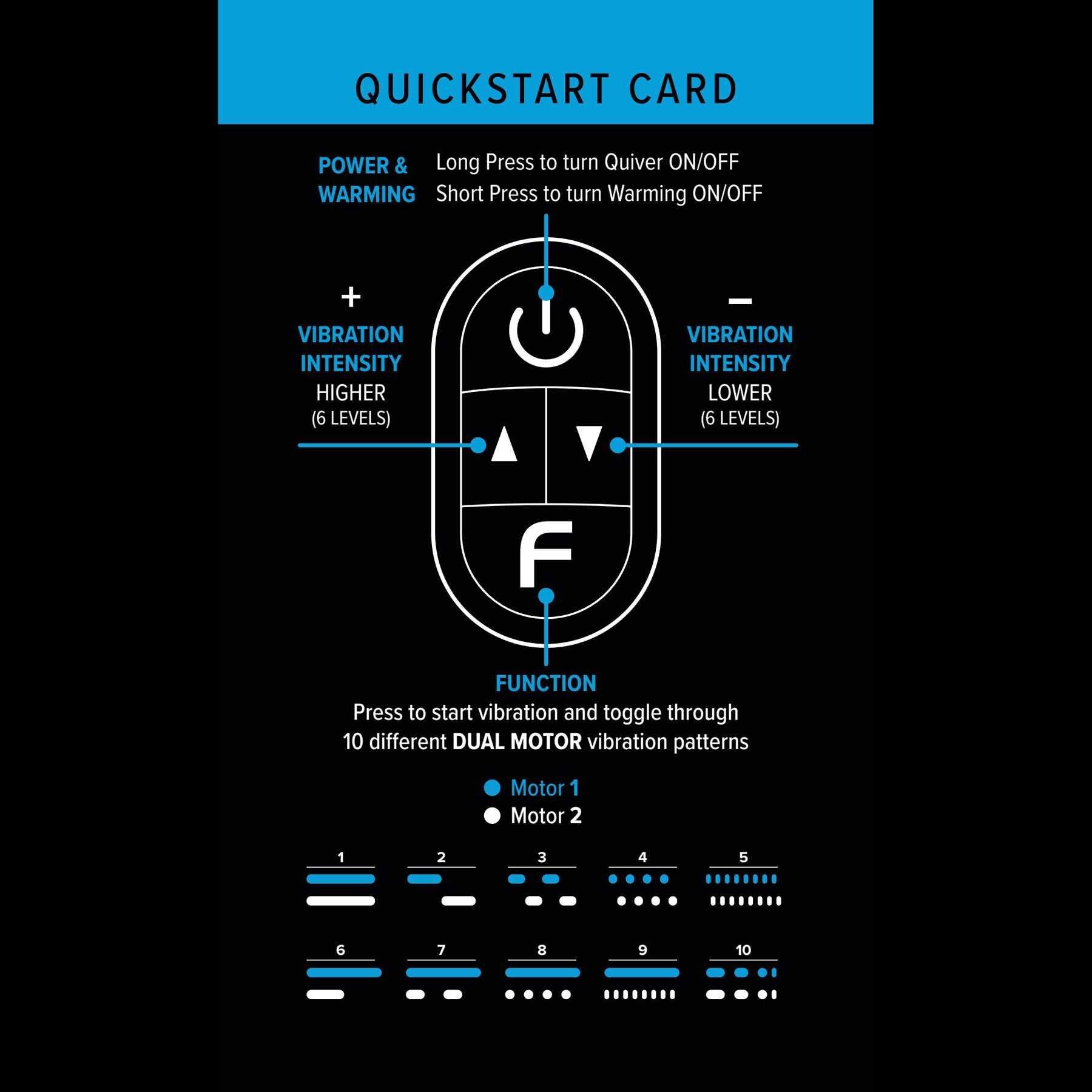 Fleshlight Quiver Vibrating & Warming Stroker specifications