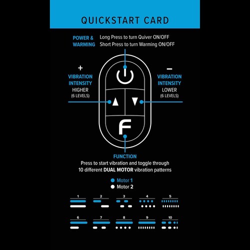 Fleshlight Quiver Vibrating & Warming Stroker specifications