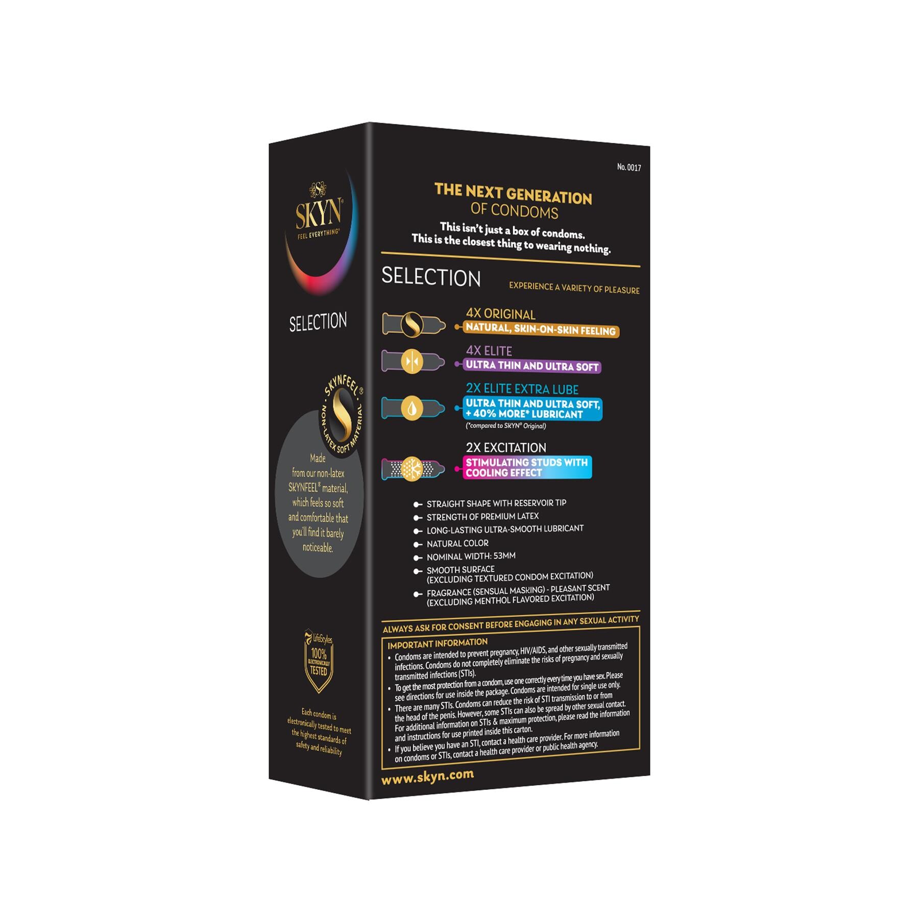 Skyn Selection back box