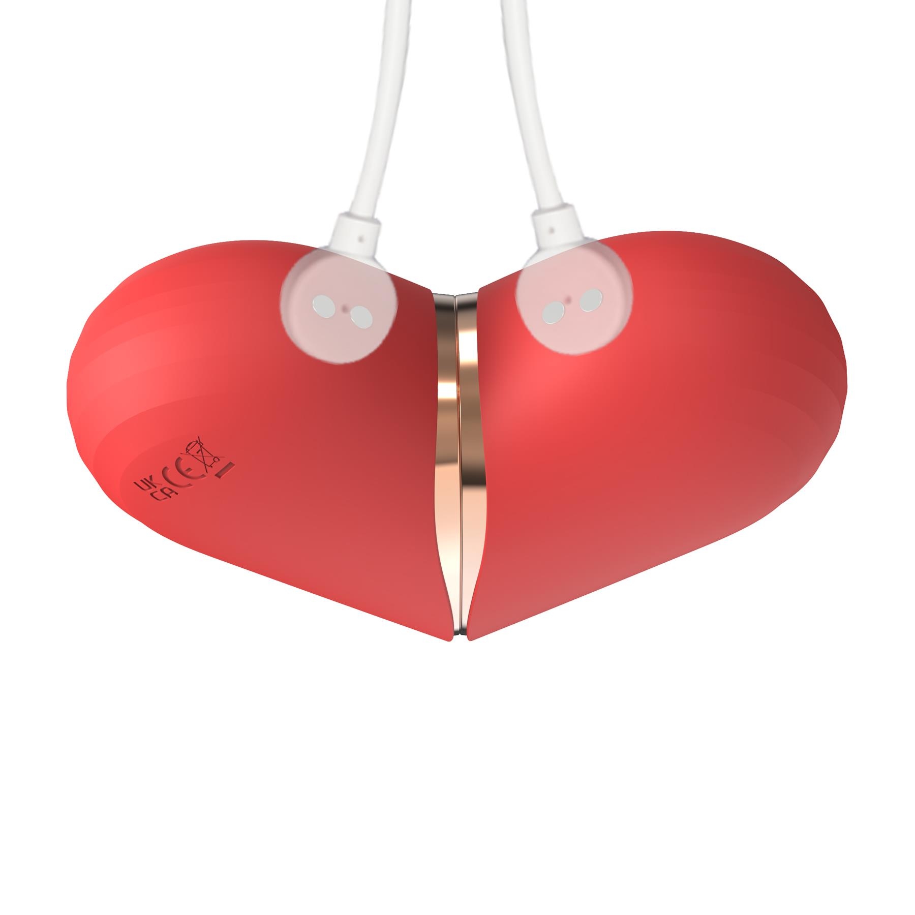 The Heartbreaker Licking & Tapping Massager - Showing Where Charging Cable is Placed