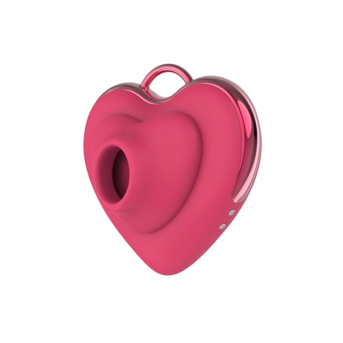 Adam & Eve Hearts-A-Flutter Tapping and Sucking Vibrator - Prodt Shot at Angle