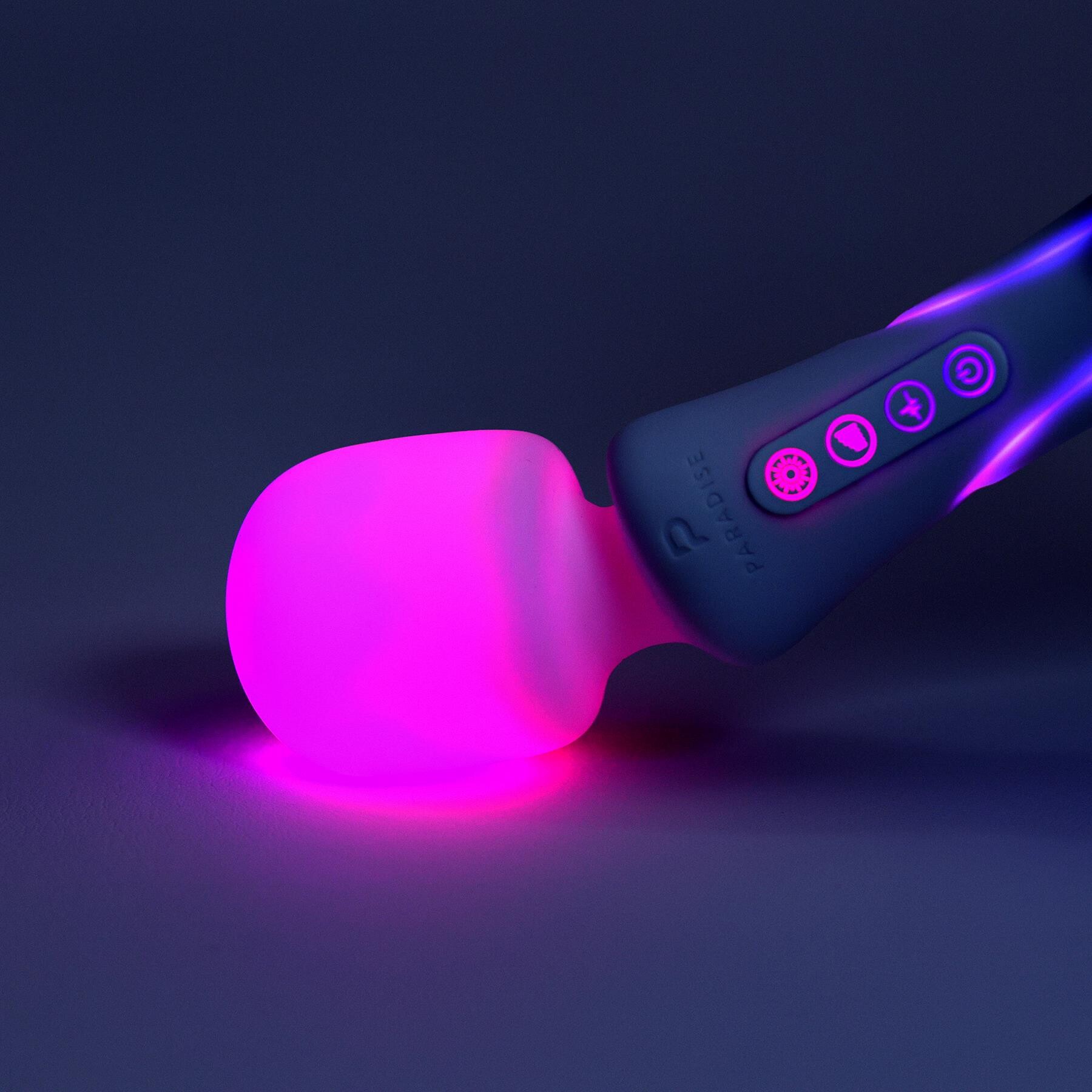 Illumination Wand Massager lite up pink head