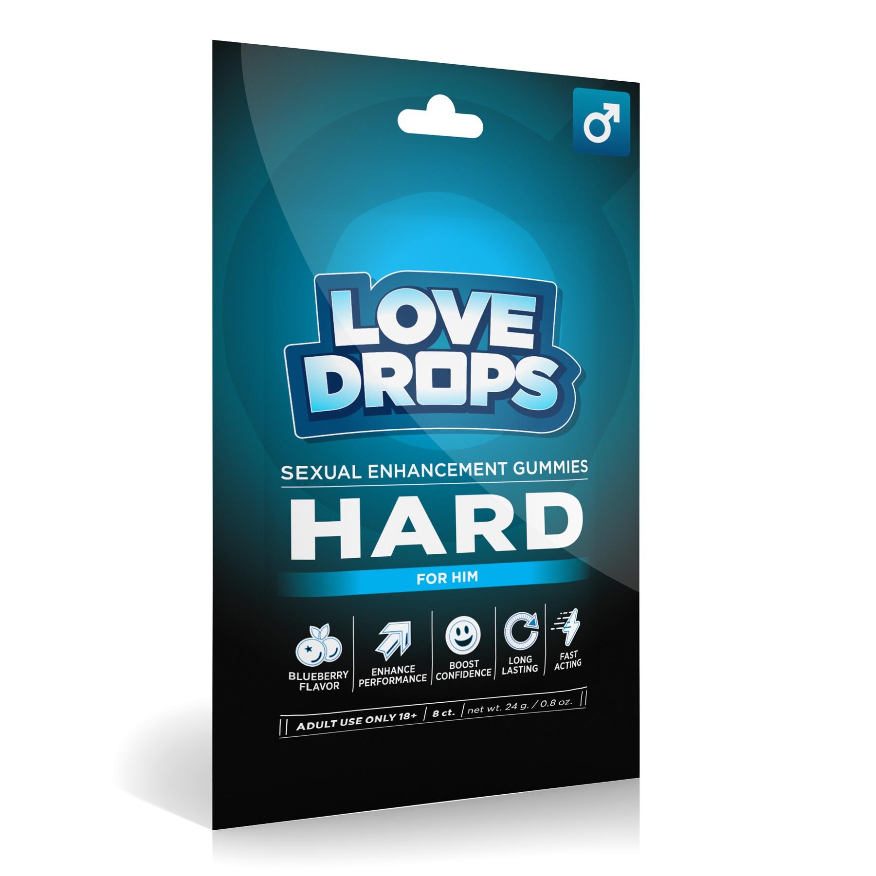 Sexual Enhancement Gummies for Him - Hard side