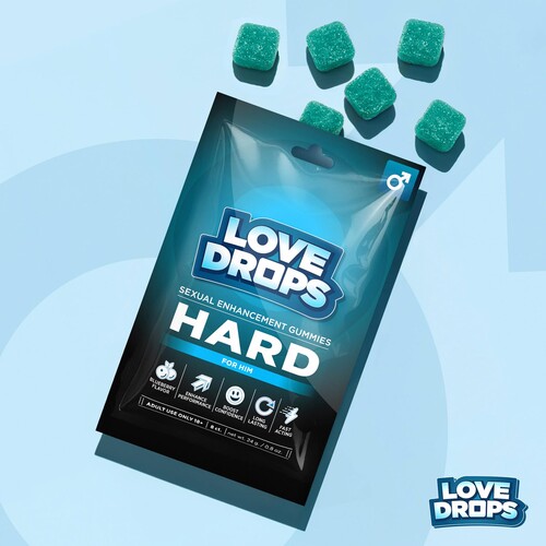 Sexual Enhancement Gummies for Him - Hard front glam