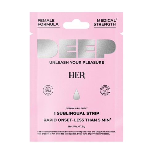 Deep Sensual Enhancement Sublingual Strip for Her front