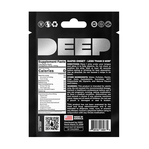 Deep Sensual Enhancement Sublingual Strip for Him back