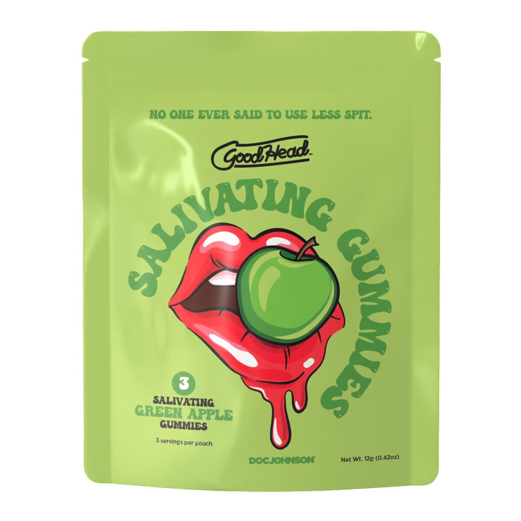 GoodHead Salivating Gummies green apple front
