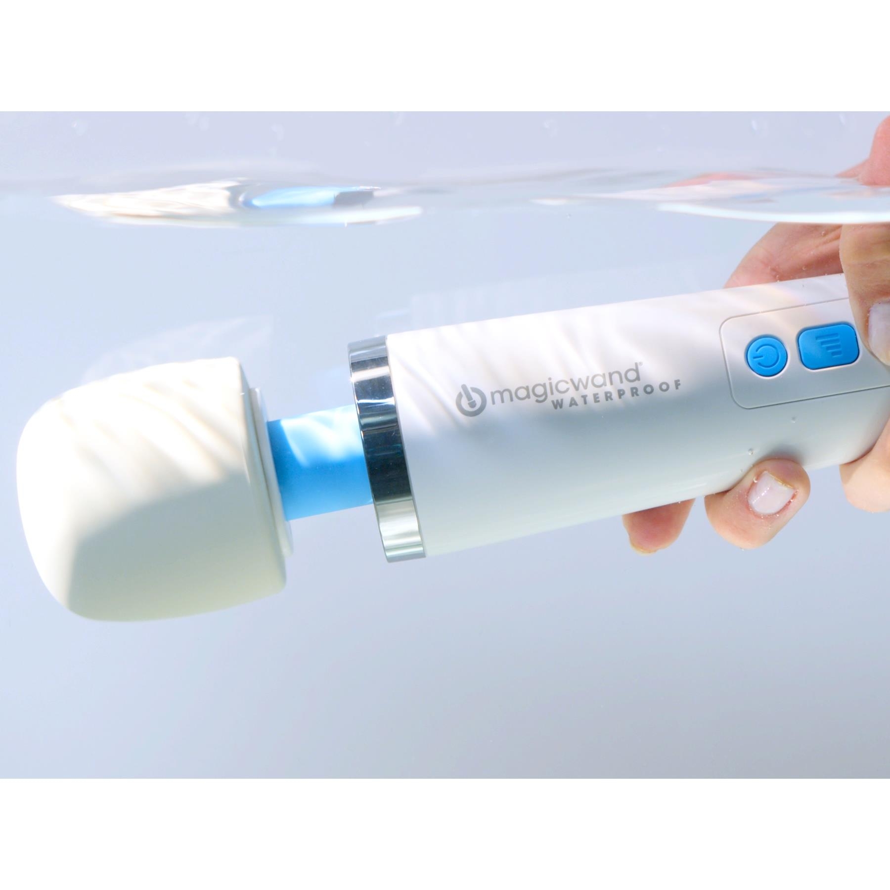 Magic Wand Waterproof shown in the water
