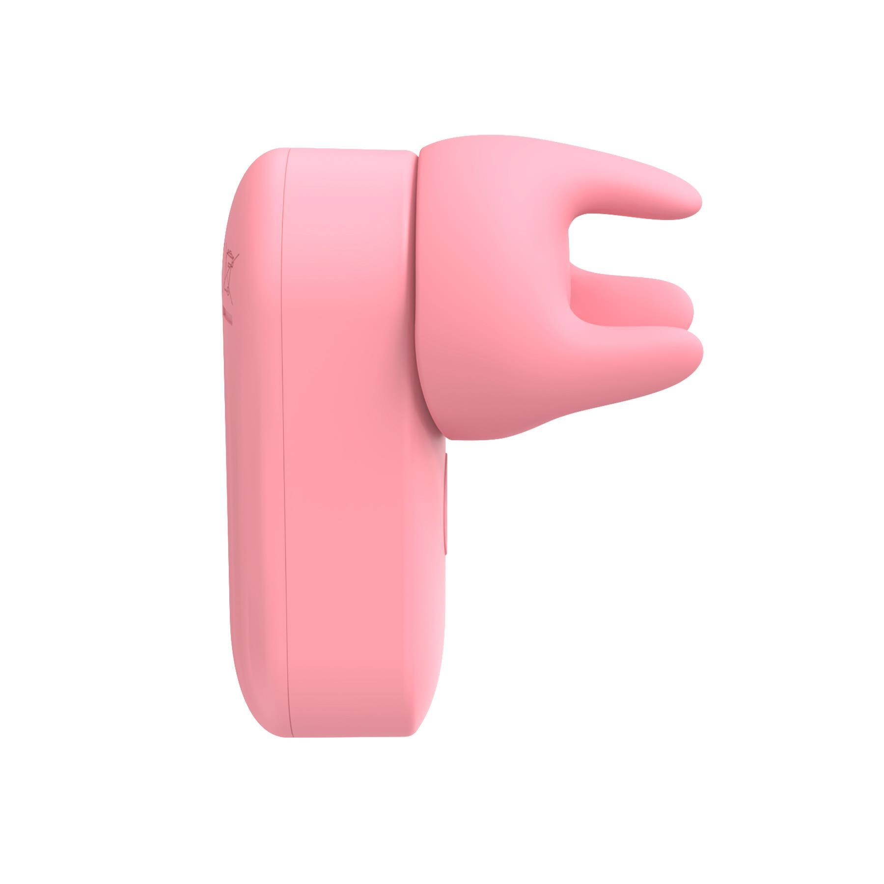 Adam & Eve Love Bud Mini Clit Stimulator With Attachments - Tri-Tip Attachment - Side View