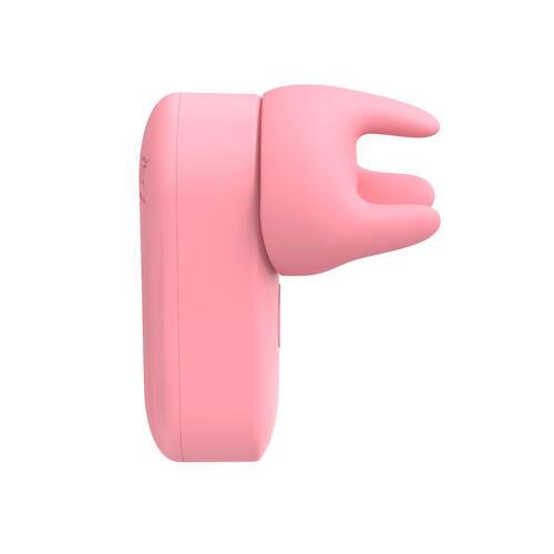 Adam & Eve Love Bud Mini Clit Stimulator With Attachments - Tri-Tip Attachment - Side View