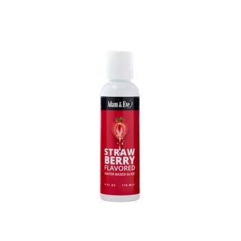 Adam & Eve Flavored Lubricants STRAWBERRY front of bottle