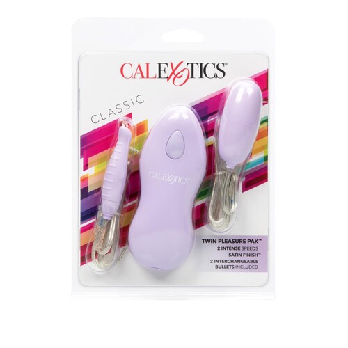Twin Vibrator Pleasure Pak package