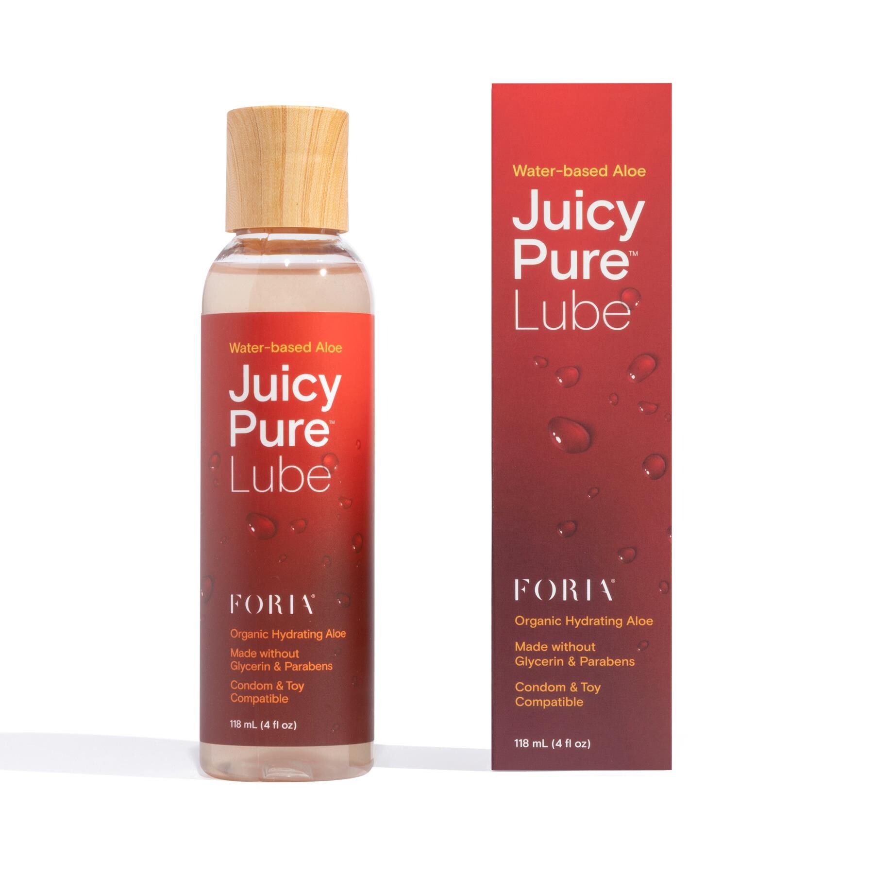 Juicy Pure™ Lube front of bottle