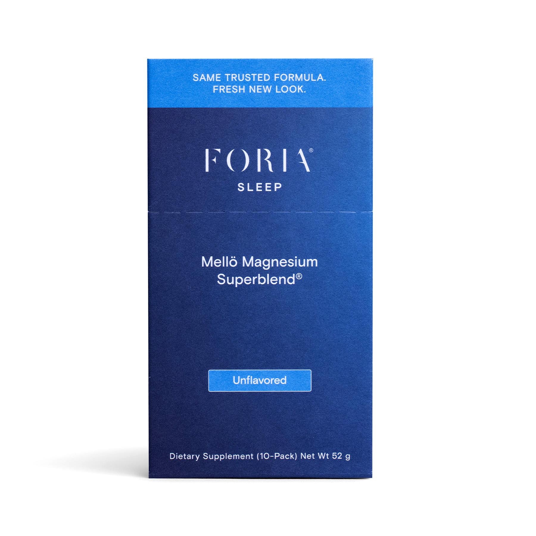 Mellö Magnesium - 10 Travel Sticks unflavored  front