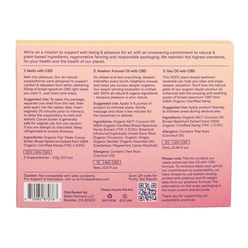 the Quickie kit back of box