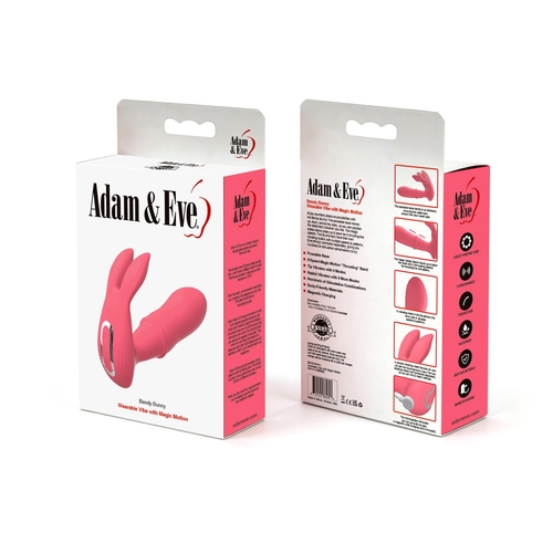 Adam & Eve Bendy Bunny - Package Shot - Front and Back