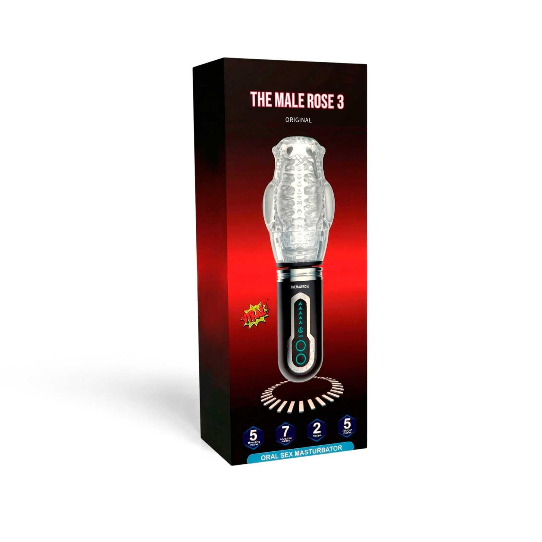 The Male Rose 3 Masturbator packaging