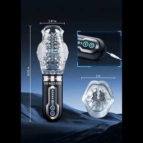 The Male Rose 3 Masturbator side and front view