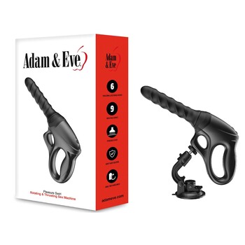 Adam & Eve Pleasure Swirl Sex Machine - Product and Packaging Shot