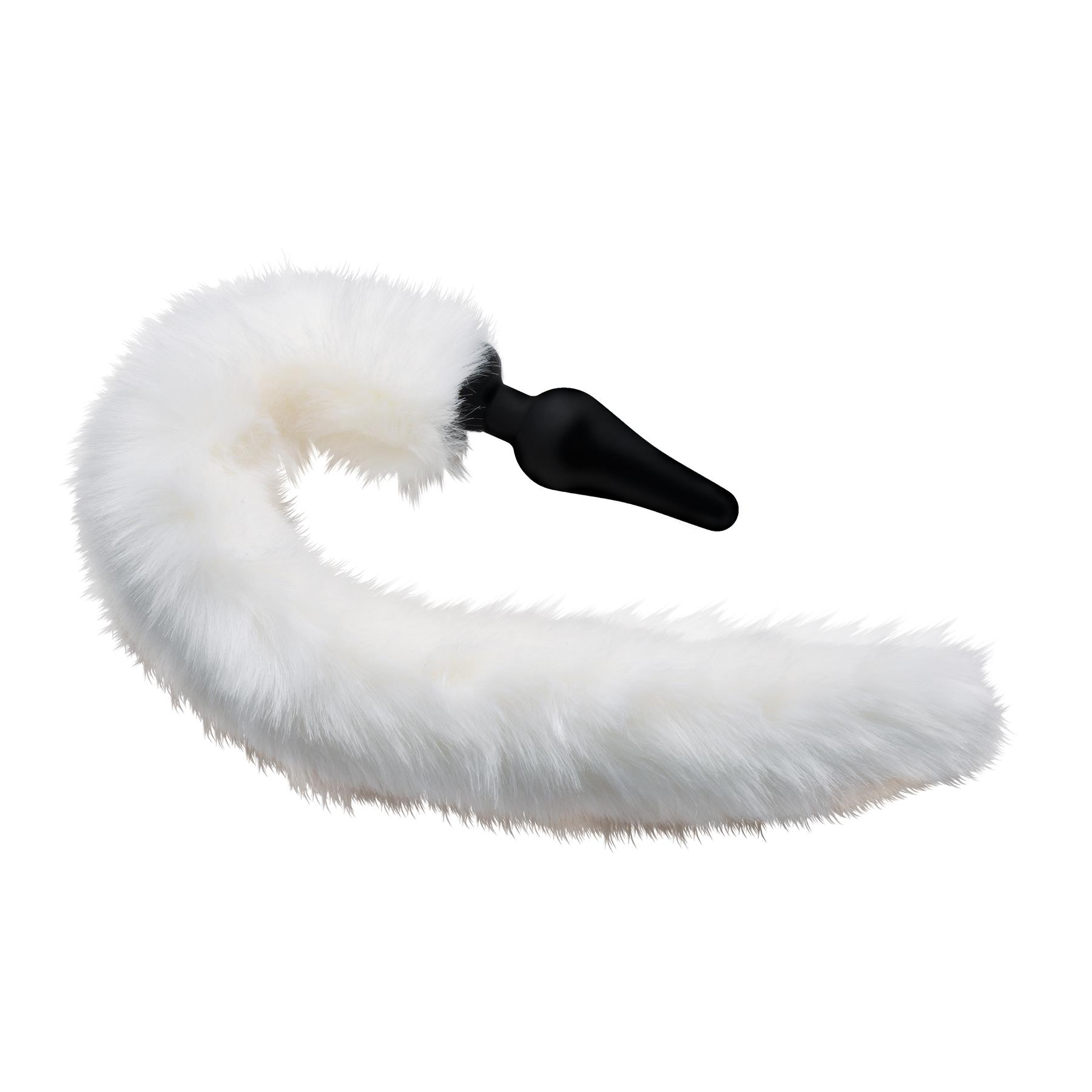 Tails White Fox Anal Plug & Ears Set showing plug