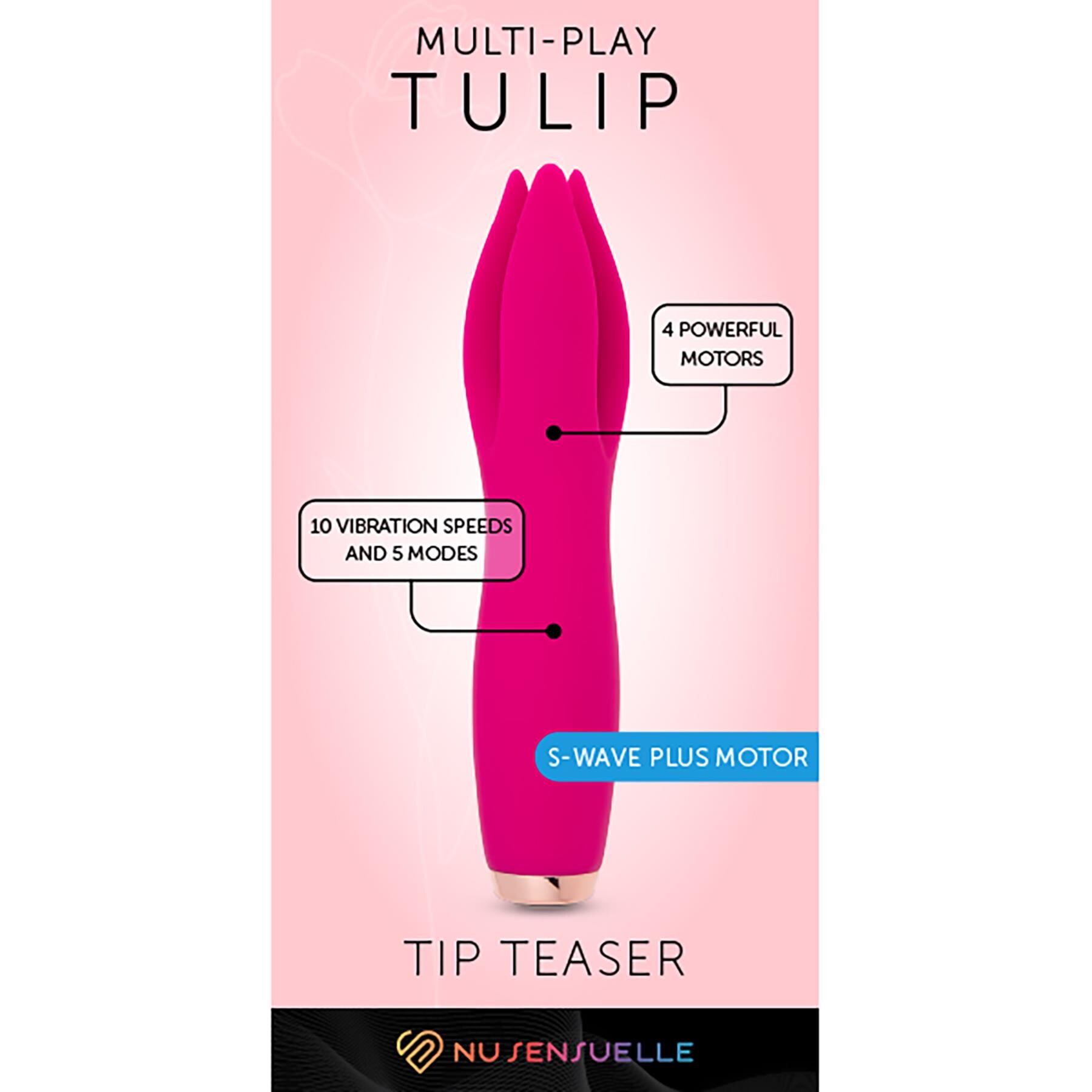 Nu Sensuelle Multi-Play Tulip Vibrator functions