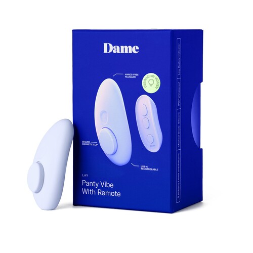 DAME LAY PANTY VIBE with package