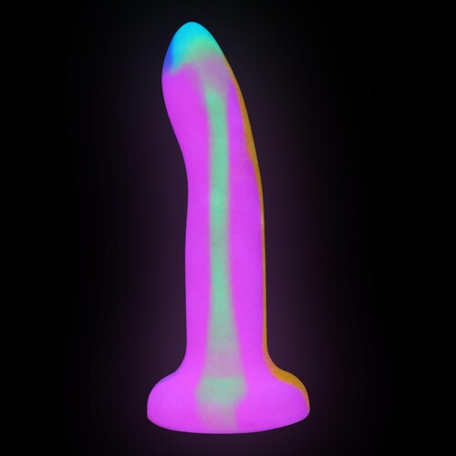 A&E Whimsy Dildo - Product Shot - Glow-in-the-Dark