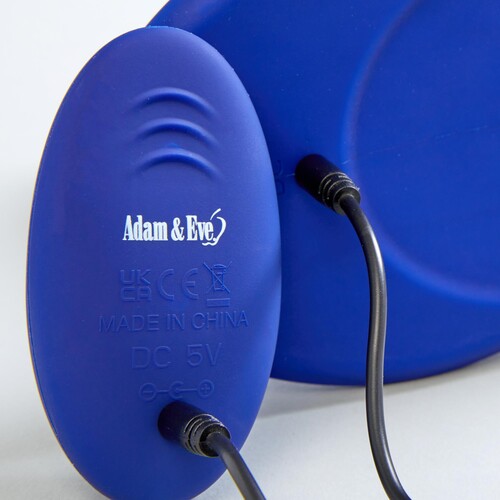 Adam & Eve The Midnight Rider Vibrating Grinder With Remote showing where to charge both