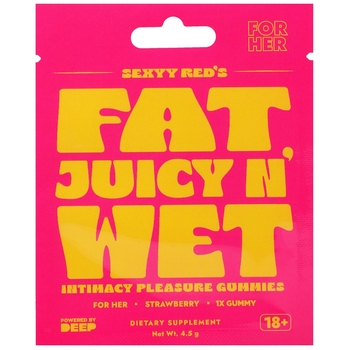 Sexyy Red Fat Juicy n' wet  - Hers - Sexual Stimulation Gummies front