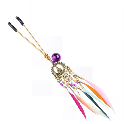 Dreamcatcher Nipple Clips - Product Shot - Close Up