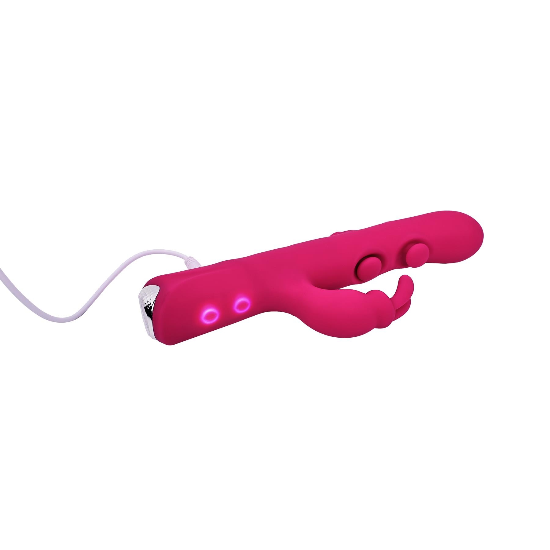 Adam & Eve Crescendo Deluxe Vibrator - Showing Where Charging Cord is Placed