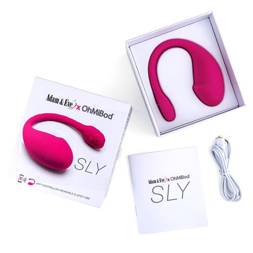 OhMiBod Sly by Adam & Eve inside the box