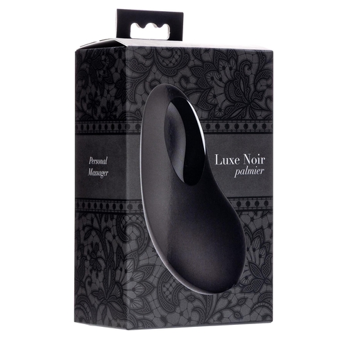 Adam & Eve Luxe Noir Palmier Personal Massager - Packaging - Front