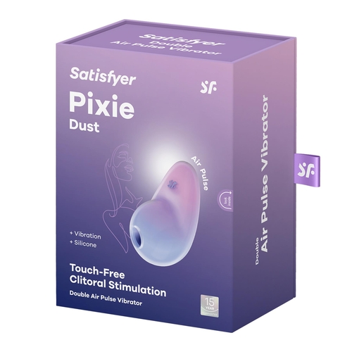 Satisfyer Pixie Dust Air Pulse Clitoral Stimulator package