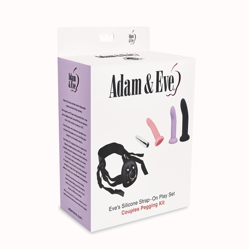 Eve's Silicone Strap On Play Set - Packaging - Front